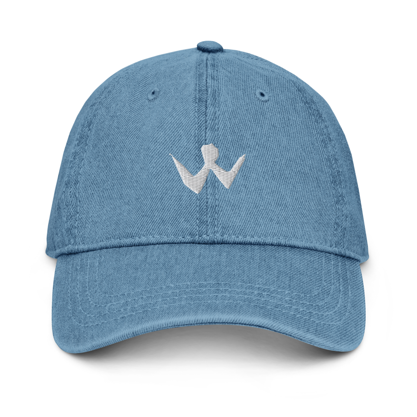 Denim Hat "W" White Logo Unisex