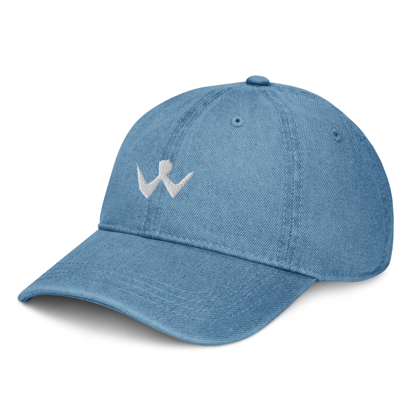 Denim Hat "W" White Logo Unisex