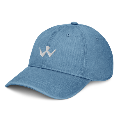 Denim Hat "W" White Logo Unisex