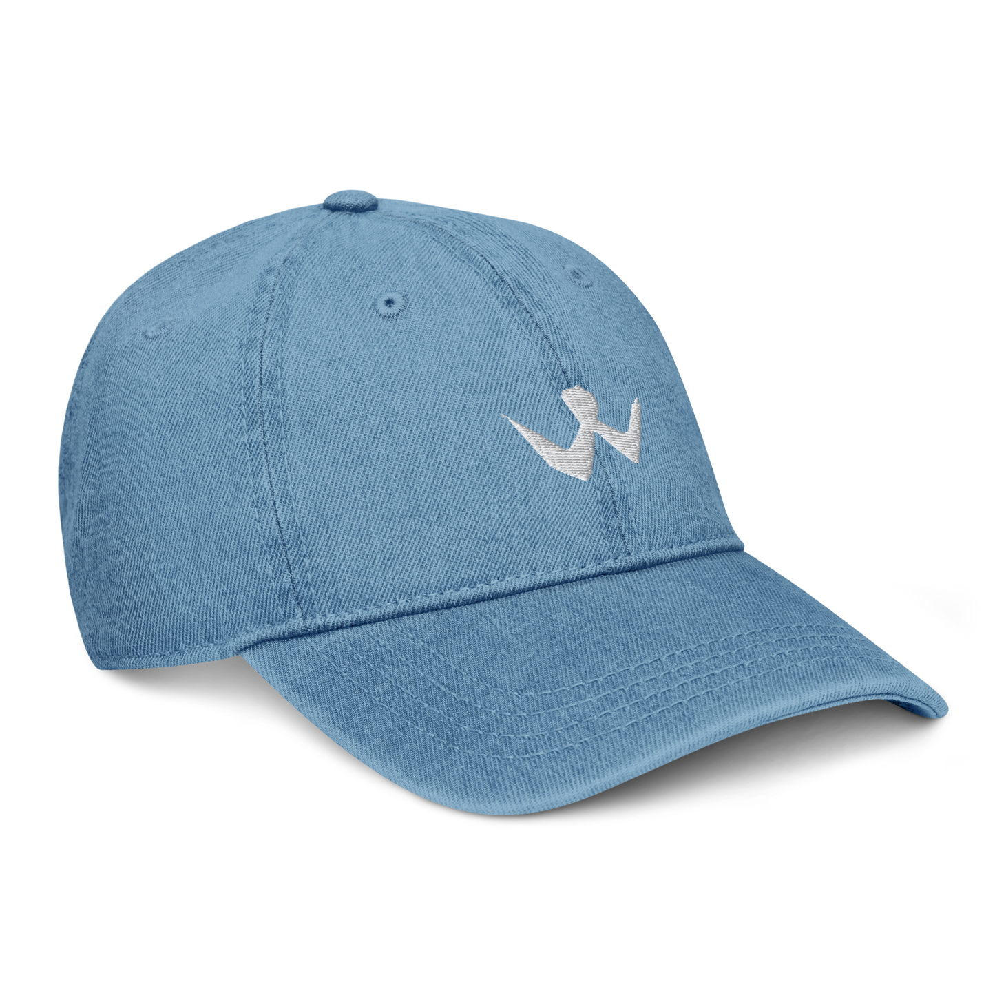 Denim Hat "W" White Logo Unisex