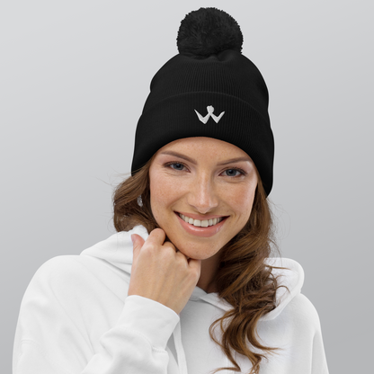 Pompon "W" White Logo Unisex