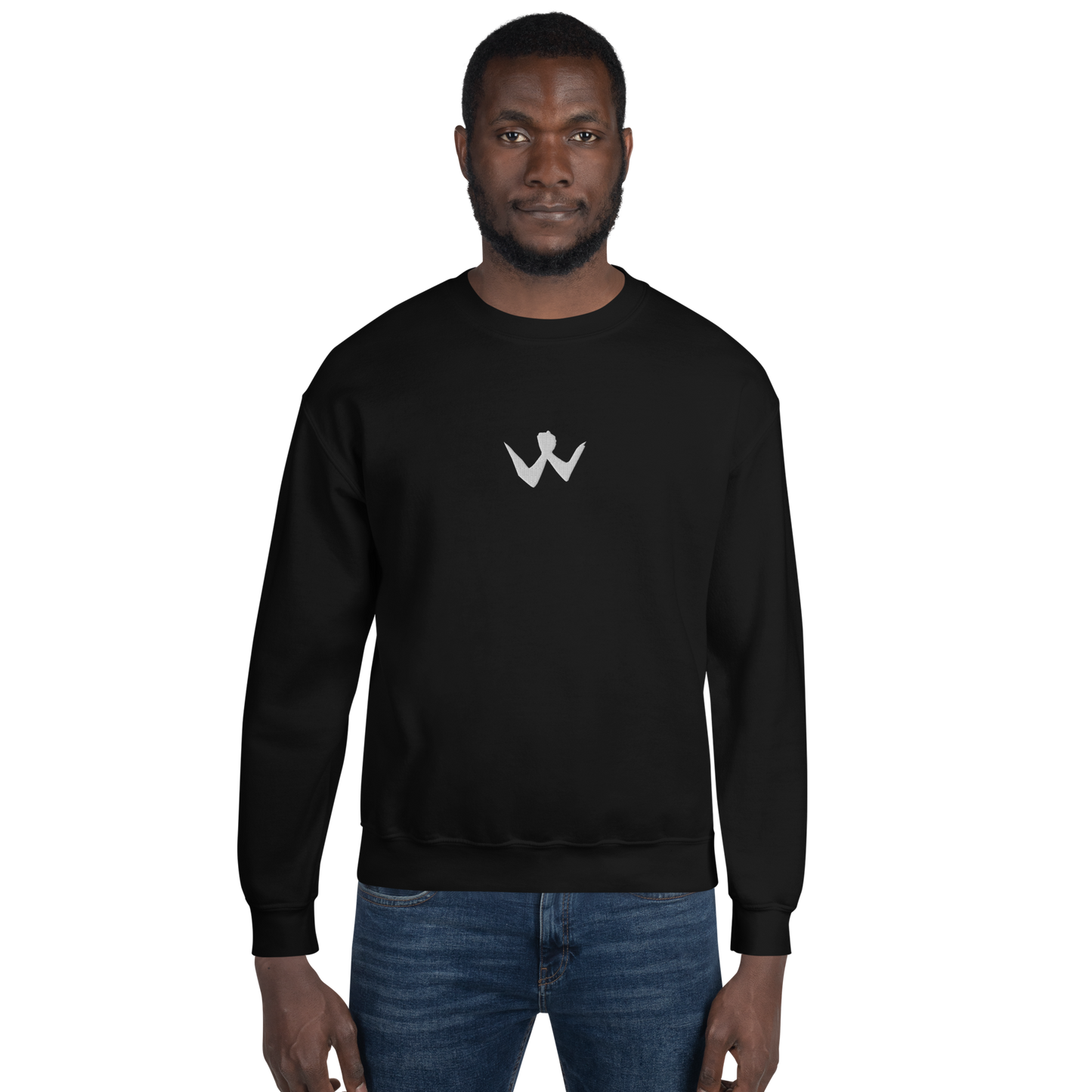 Brotherhood Sweatshirt "W" White Logo Ricamo Unisex