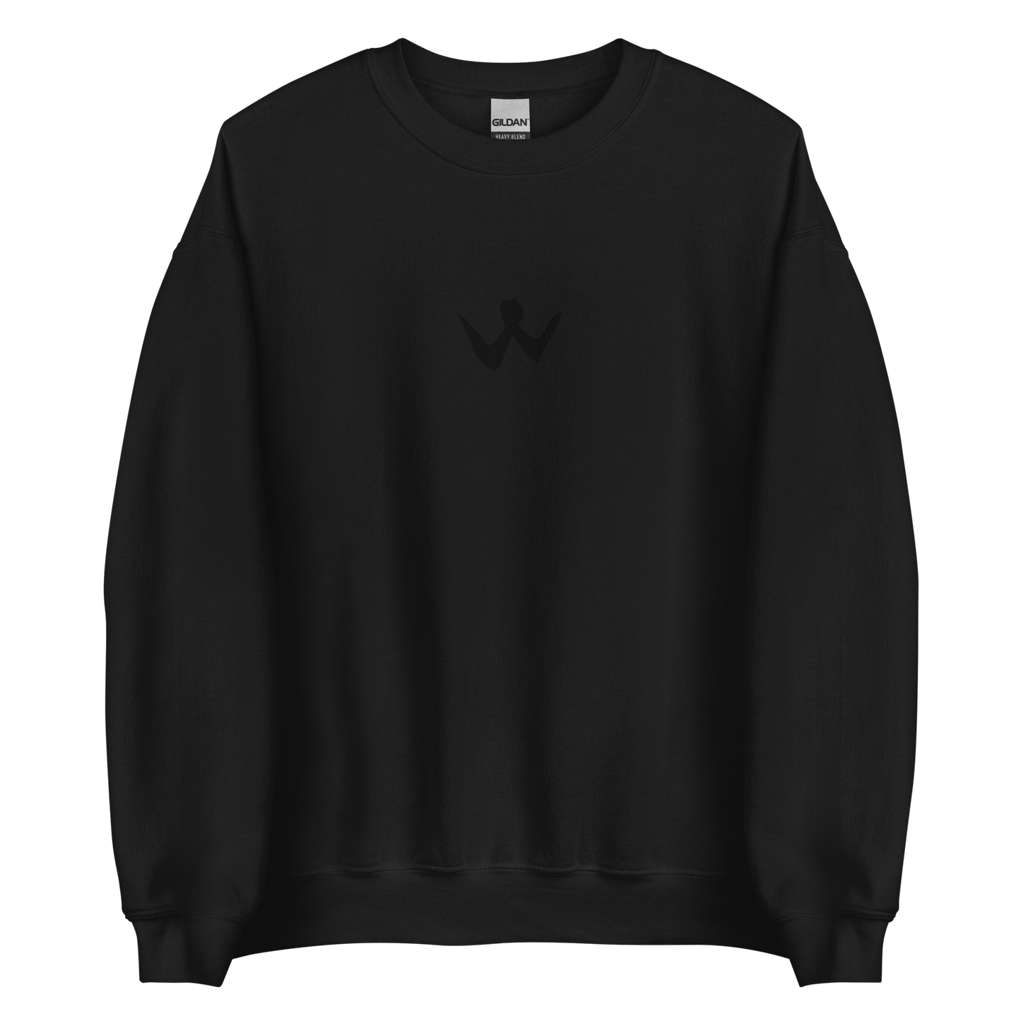 Brotherhood Sweatshirt "W" Black Logo Ricamo Unisex