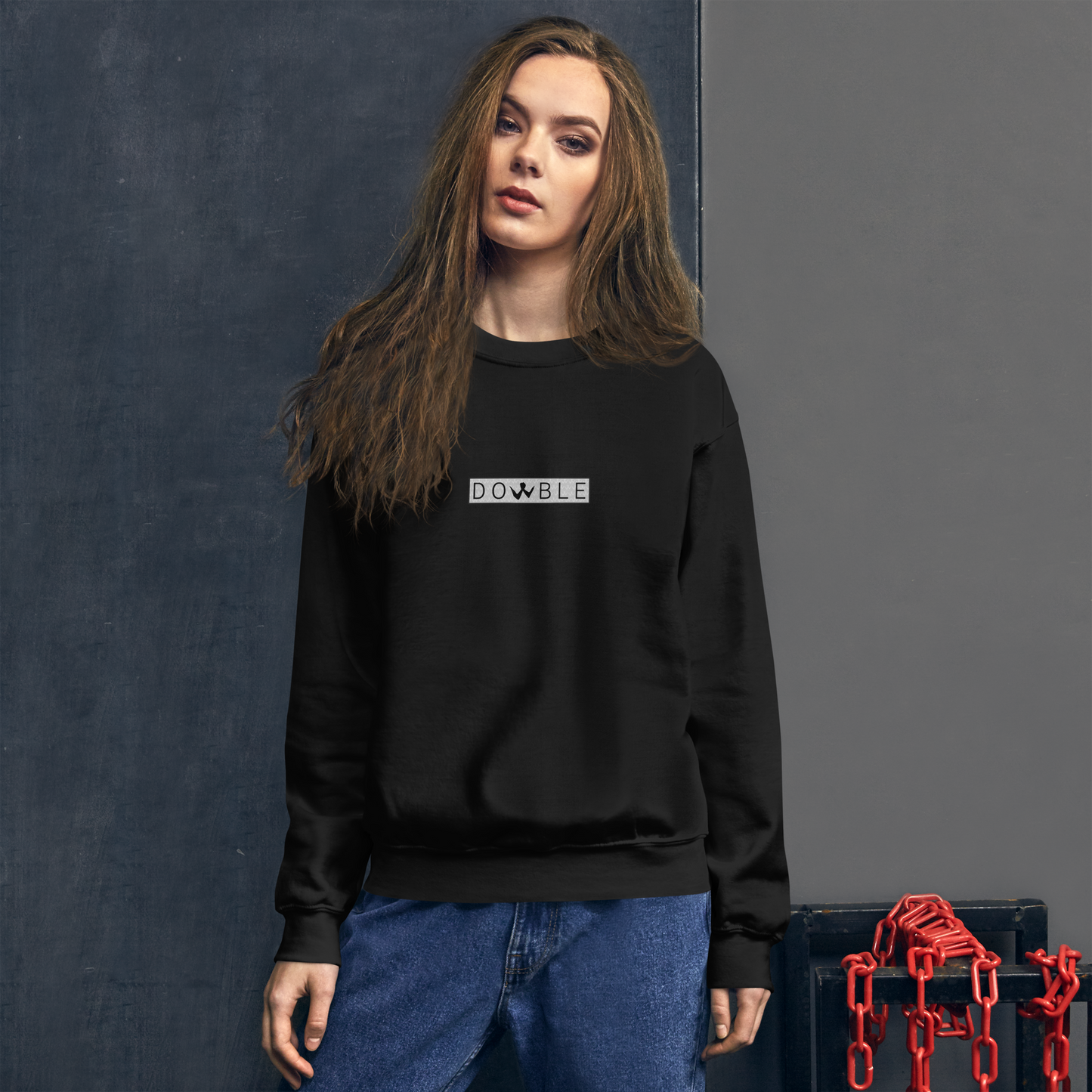 Brotherhood Sweatshirt "DOWBLE" Box Logo Unisex