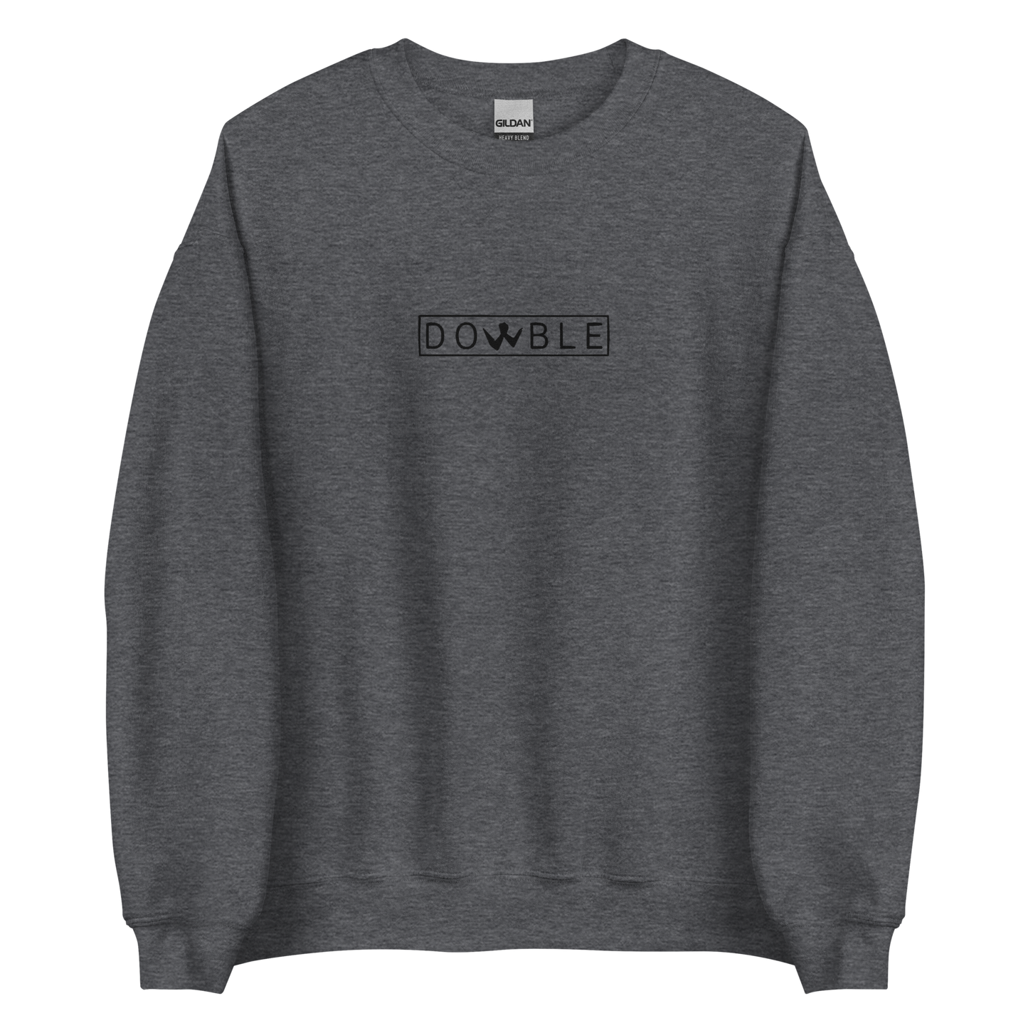 Brotherhood Sweatshirt "DOWBLE" Black Logo Ricamo Unisex