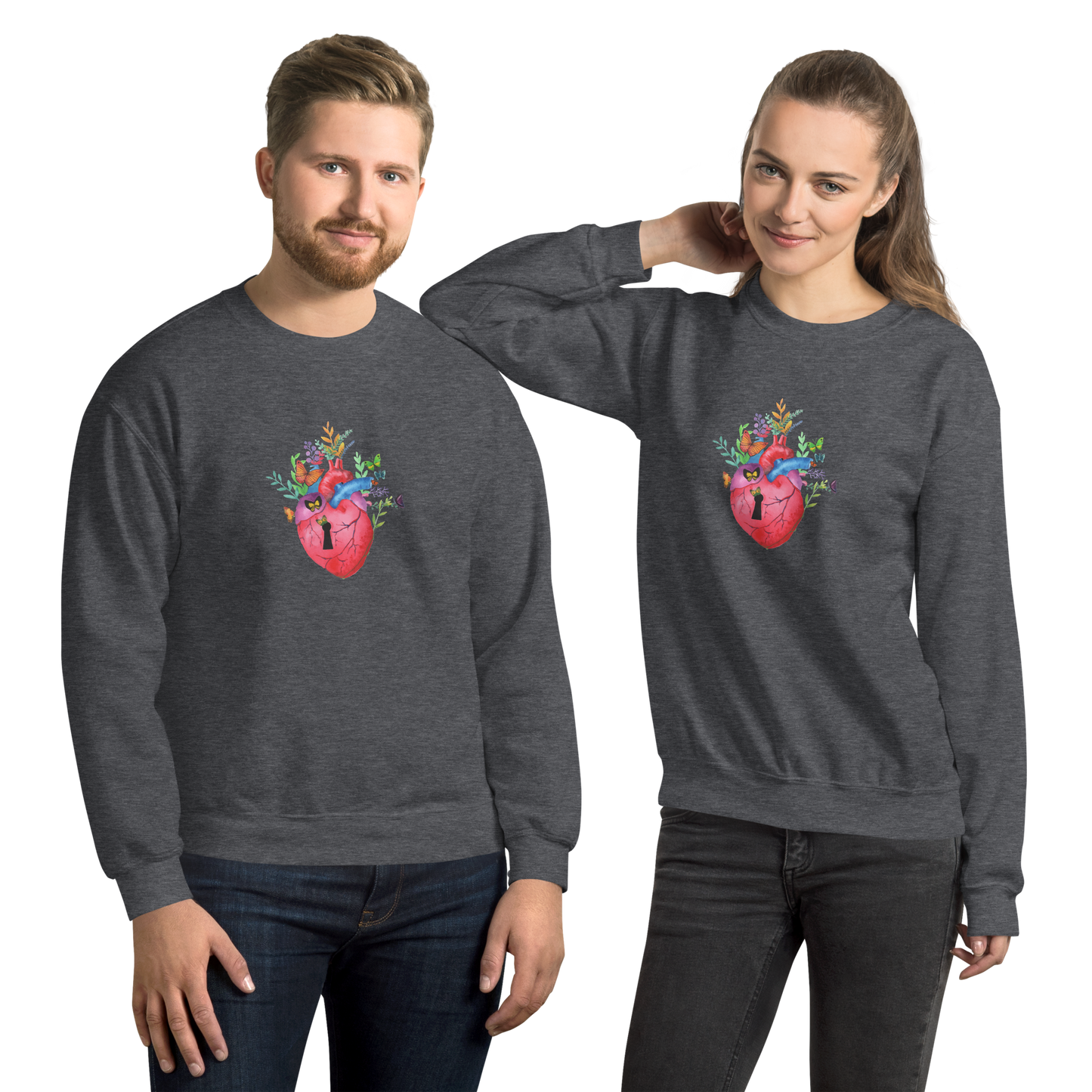 Brotherhood Sweatshirt Heart Unisex