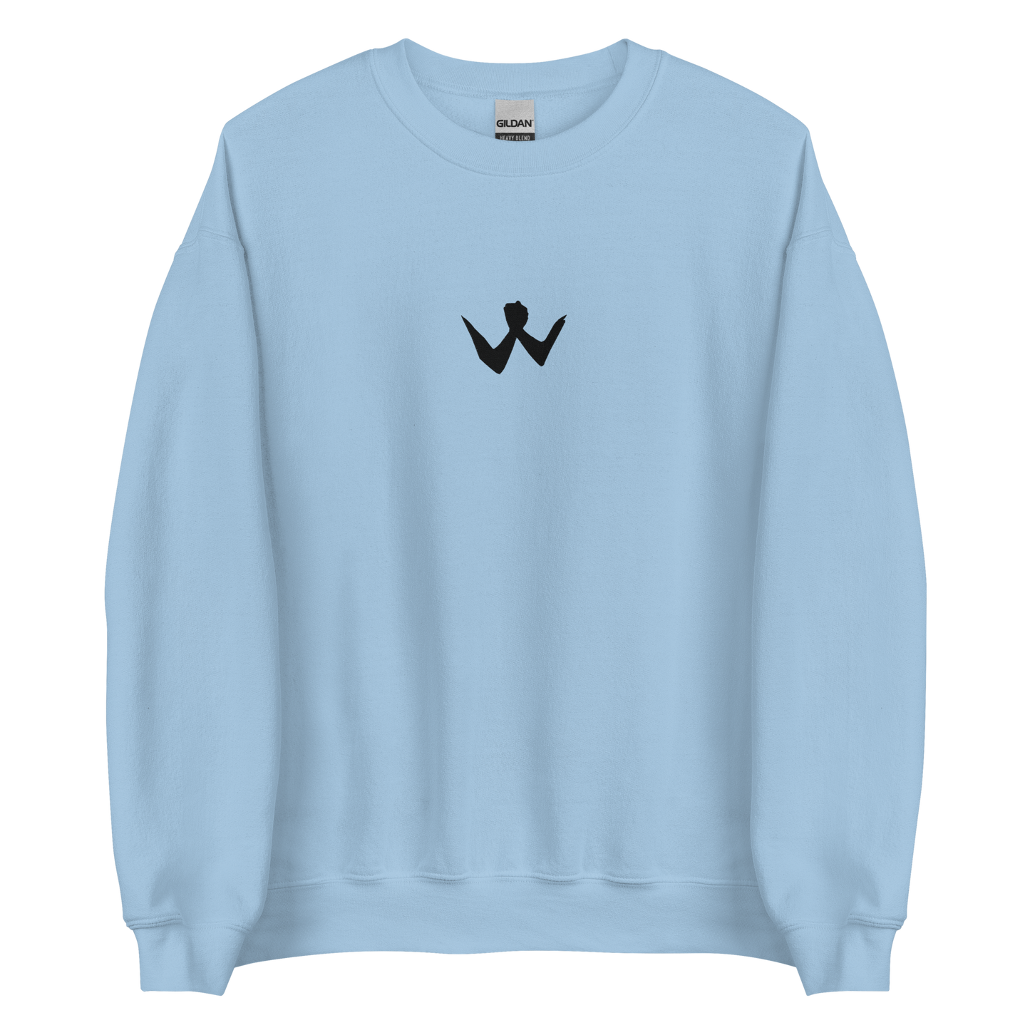 Brotherhood Sweatshirt "W" Black Logo Ricamo Unisex