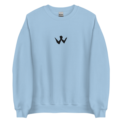 Brotherhood Sweatshirt "W" Black Logo Ricamo Unisex