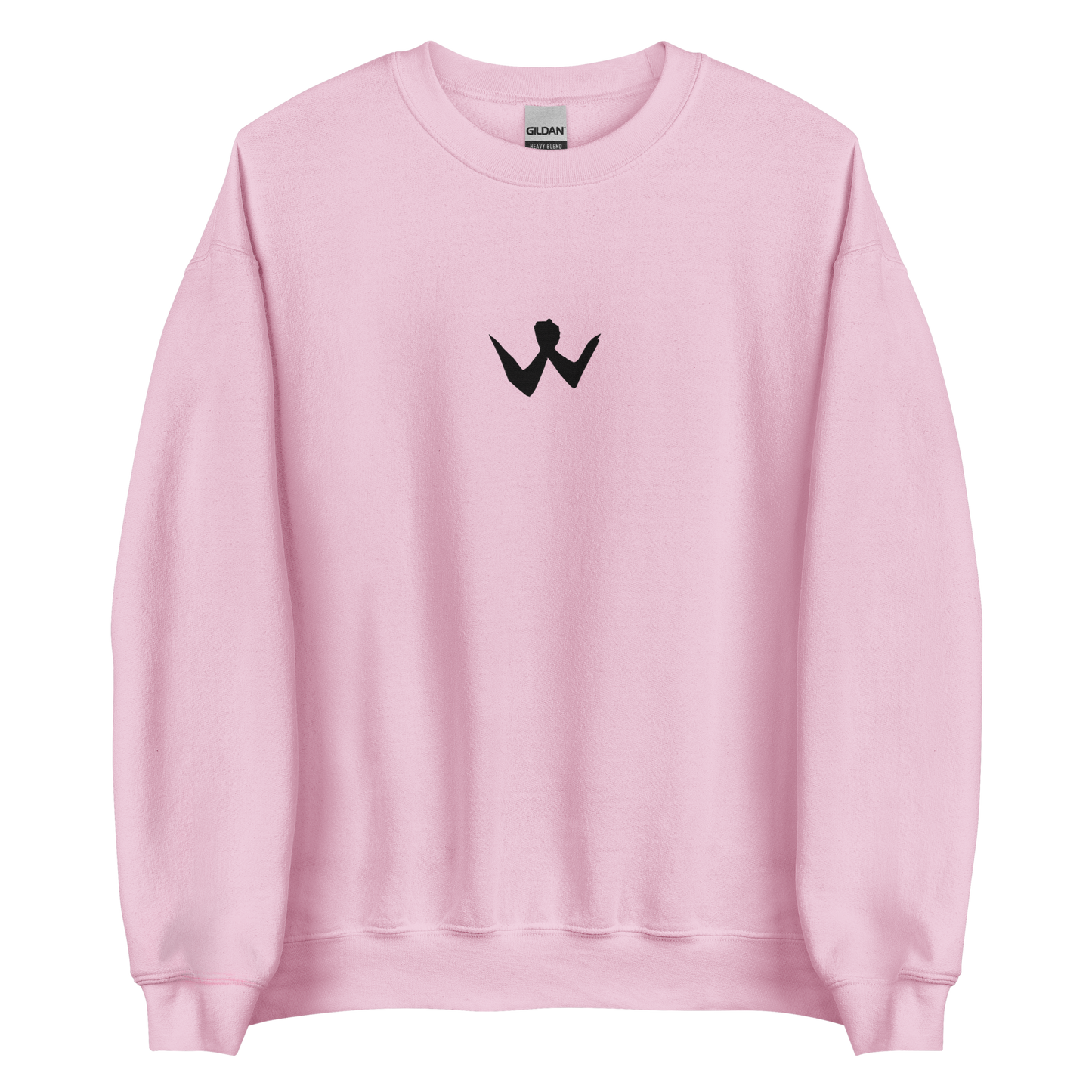 Brotherhood Sweatshirt "W" Black Logo Ricamo Unisex