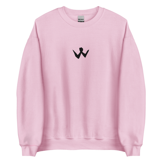 Brotherhood Sweatshirt "W" Black Logo Ricamo Unisex