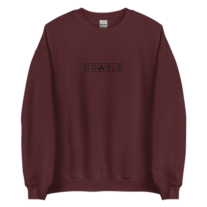 Brotherhood Sweatshirt "DOWBLE" Black Logo Ricamo Unisex