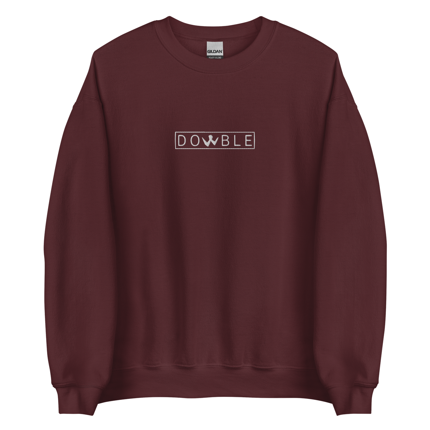 Brotherhood Sweatshirt "DOWBLE" White Logo Ricamo Unisex