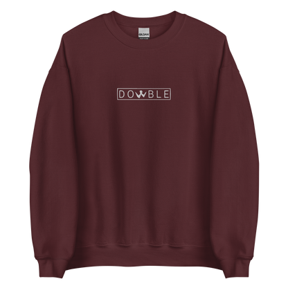 Brotherhood Sweatshirt "DOWBLE" White Logo Ricamo Unisex