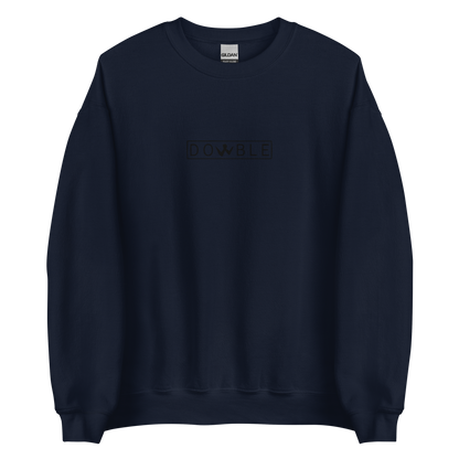 Brotherhood Sweatshirt "DOWBLE" Black Logo Ricamo Unisex