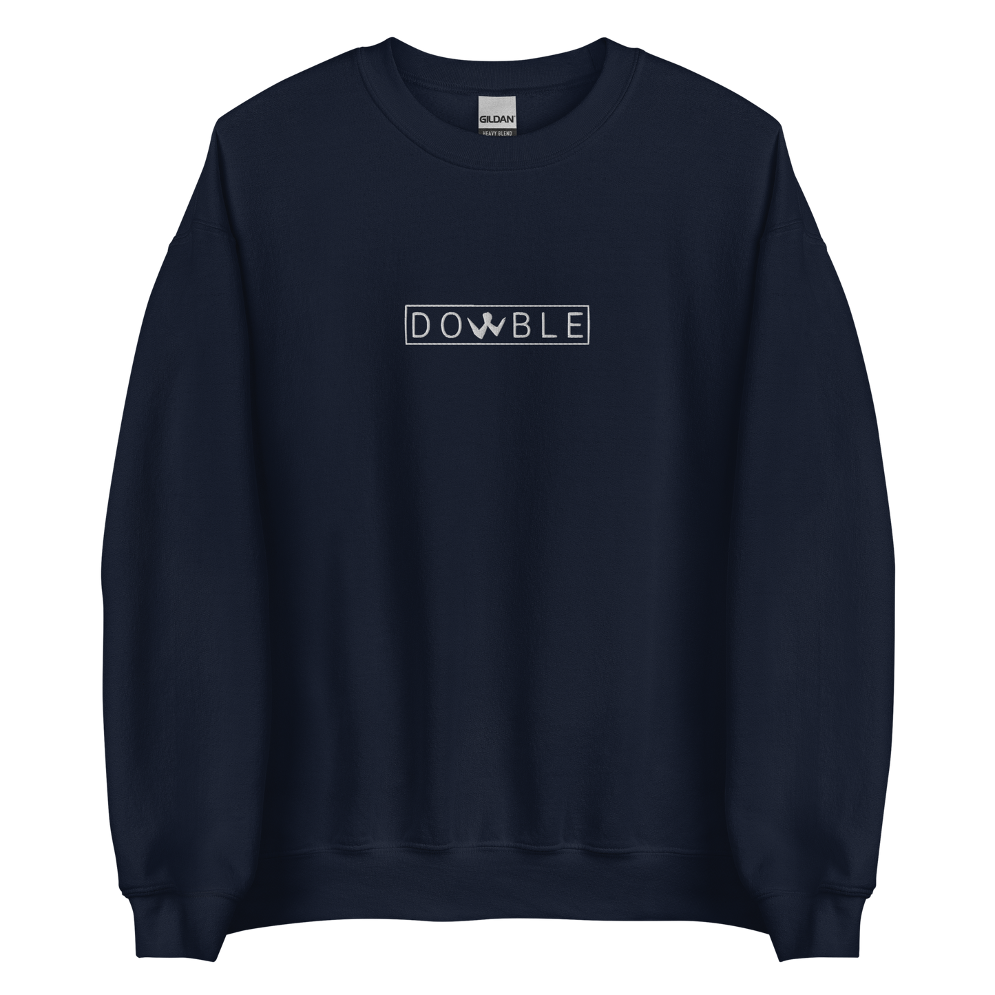 Brotherhood Sweatshirt "DOWBLE" White Logo Ricamo Unisex