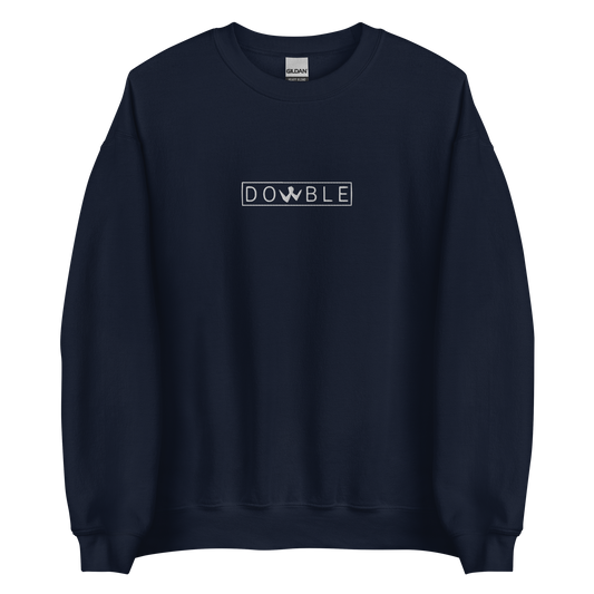 Brotherhood Sweatshirt "DOWBLE" White Logo Ricamo Unisex