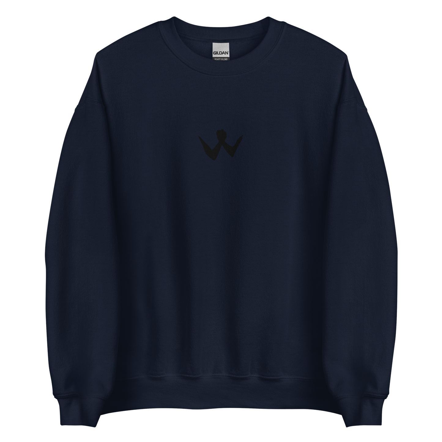 Brotherhood Sweatshirt "W" Black Logo Ricamo Unisex