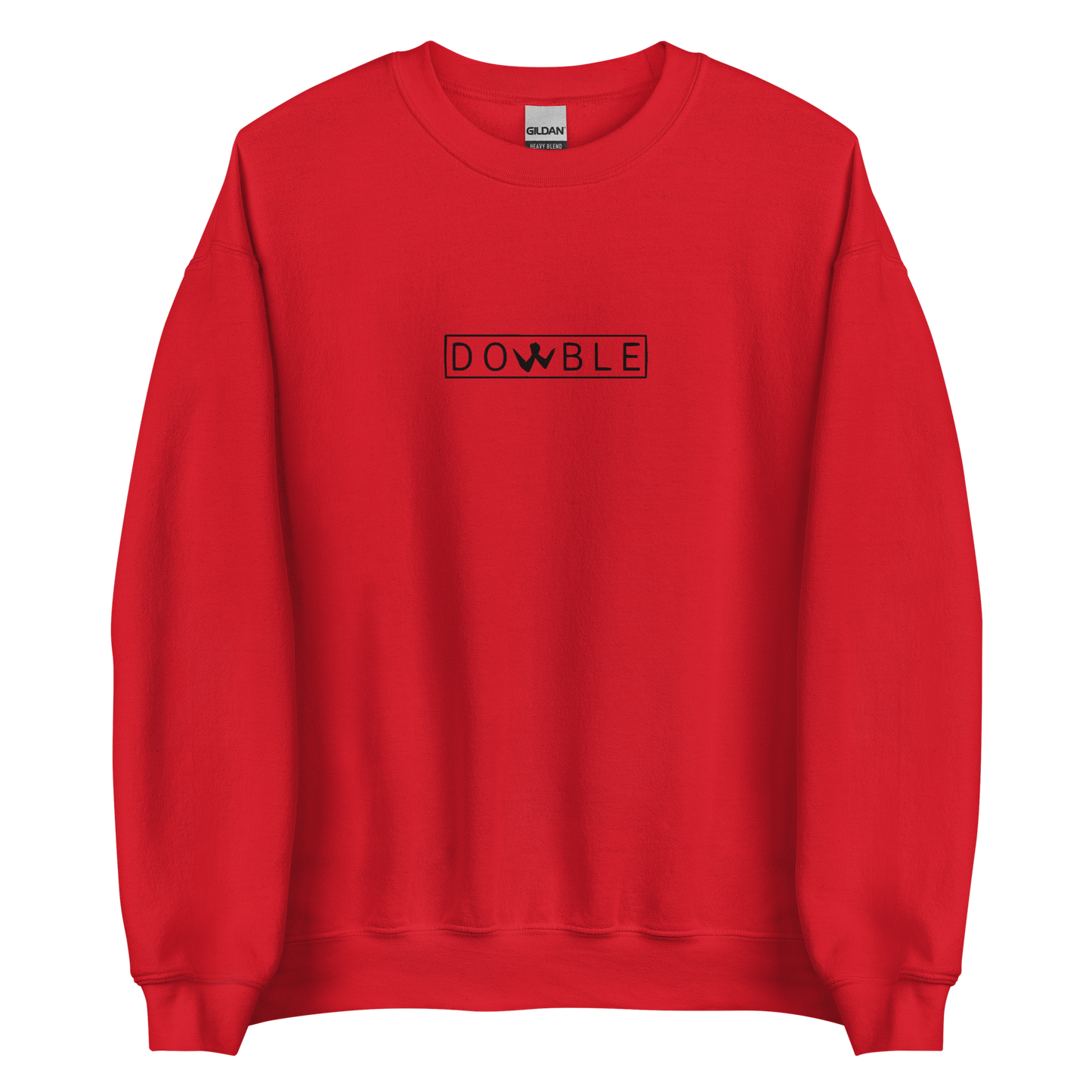 Brotherhood Sweatshirt "DOWBLE" Black Logo Ricamo Unisex