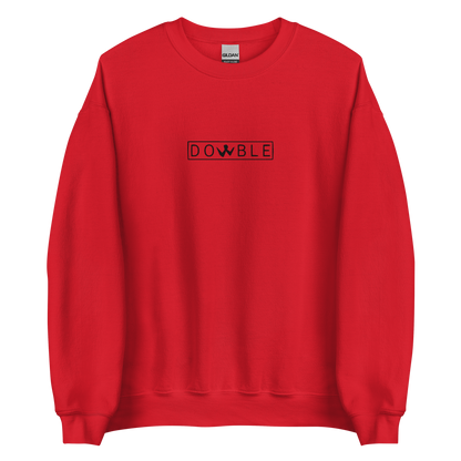 Brotherhood Sweatshirt "DOWBLE" Black Logo Ricamo Unisex