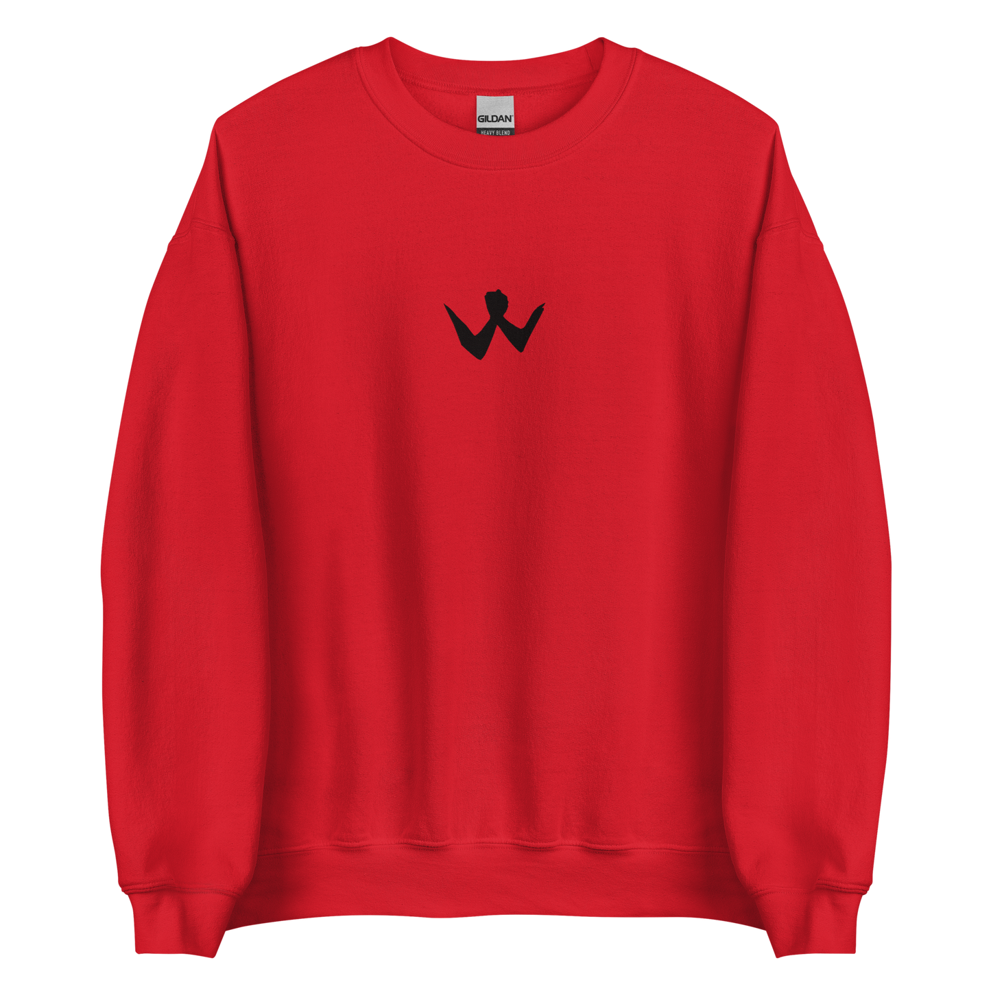 Brotherhood Sweatshirt "W" Black Logo Ricamo Unisex