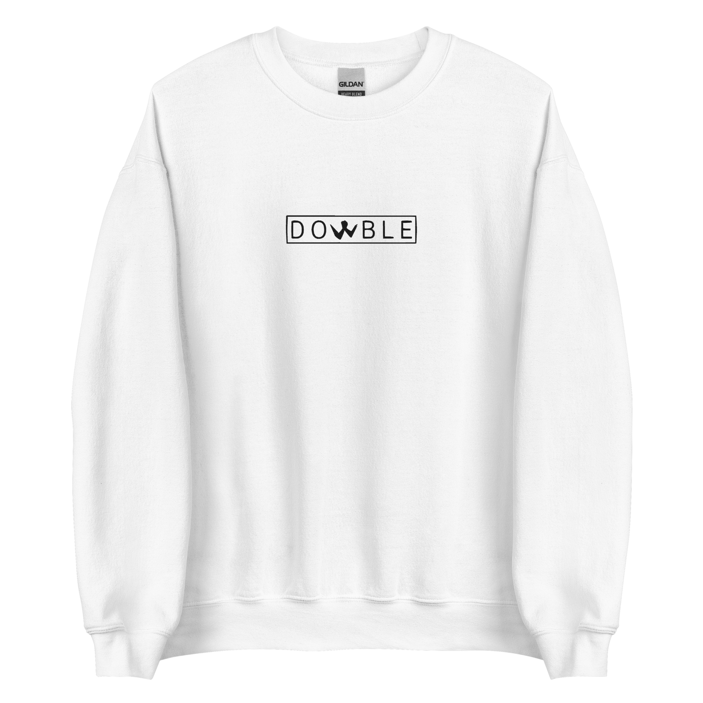 Brotherhood Sweatshirt "DOWBLE" Black Logo Ricamo Unisex