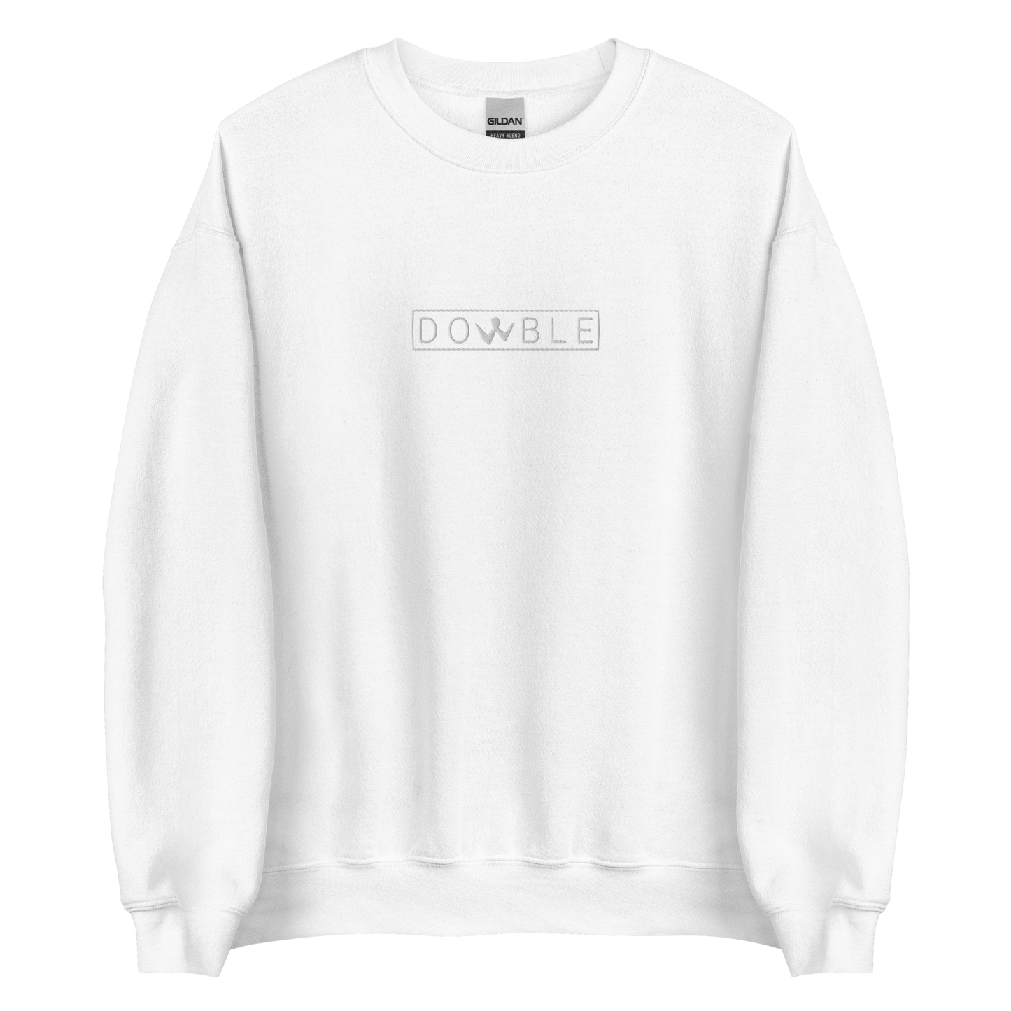 Brotherhood Sweatshirt "DOWBLE" White Logo Ricamo Unisex