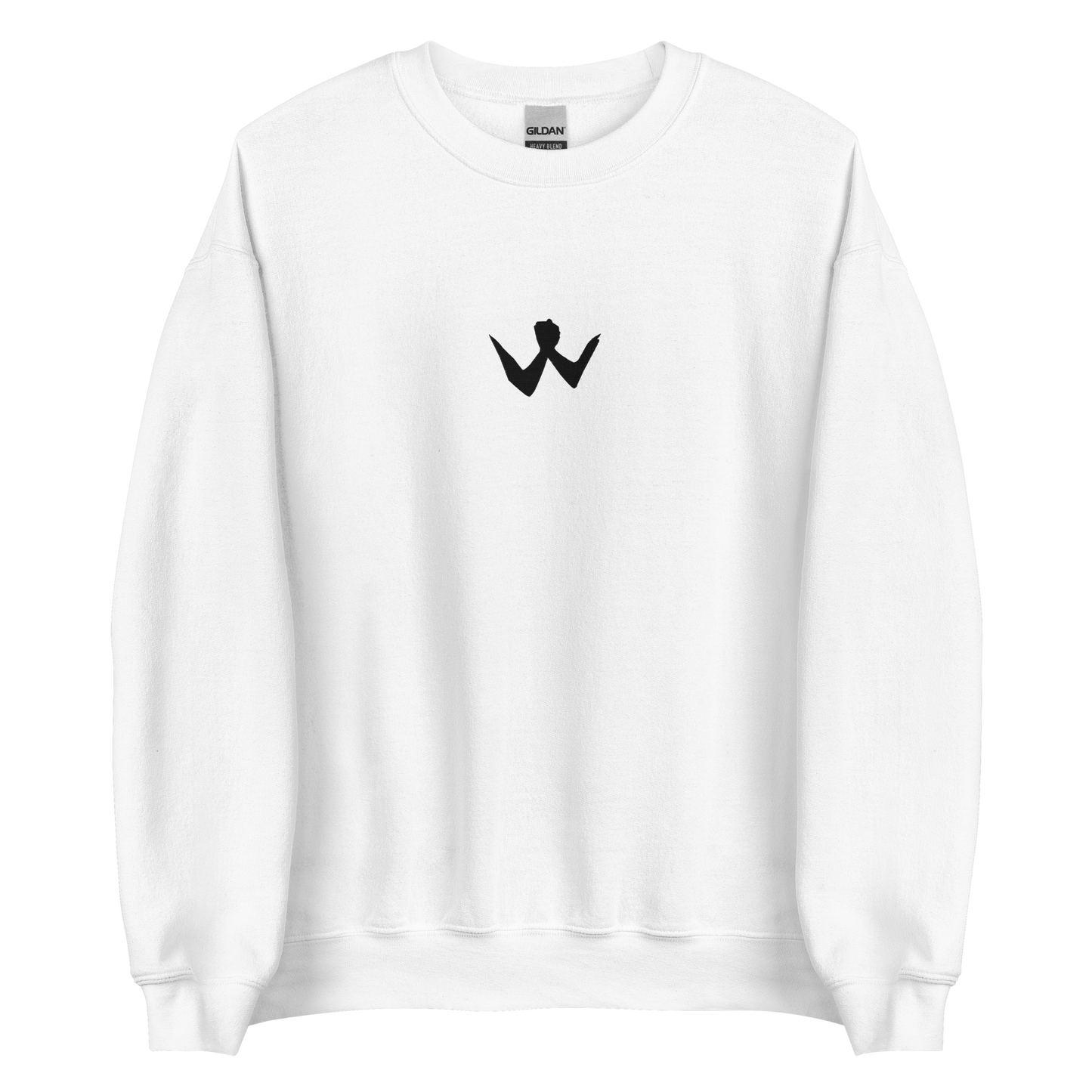 Brotherhood Sweatshirt "W" Black Logo Ricamo Unisex