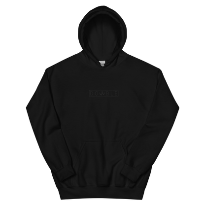 Brotherhood Hoodie "DOWBLE" Black Logo Ricamo Unisex