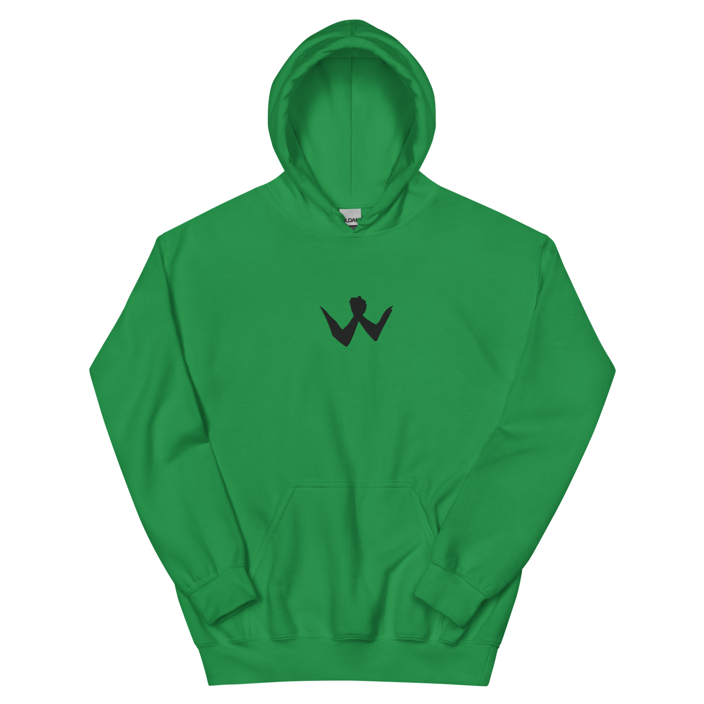 Brotherhood Hoodie "W" Black Logo Ricamo Unisex