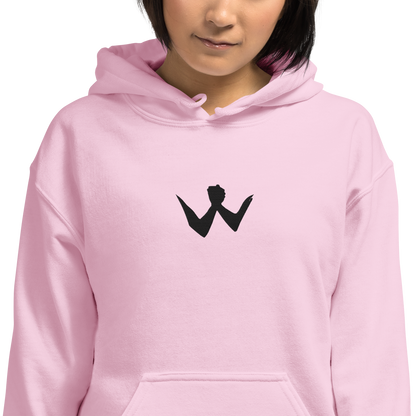 Brotherhood Hoodie "W" Black Logo Ricamo Unisex