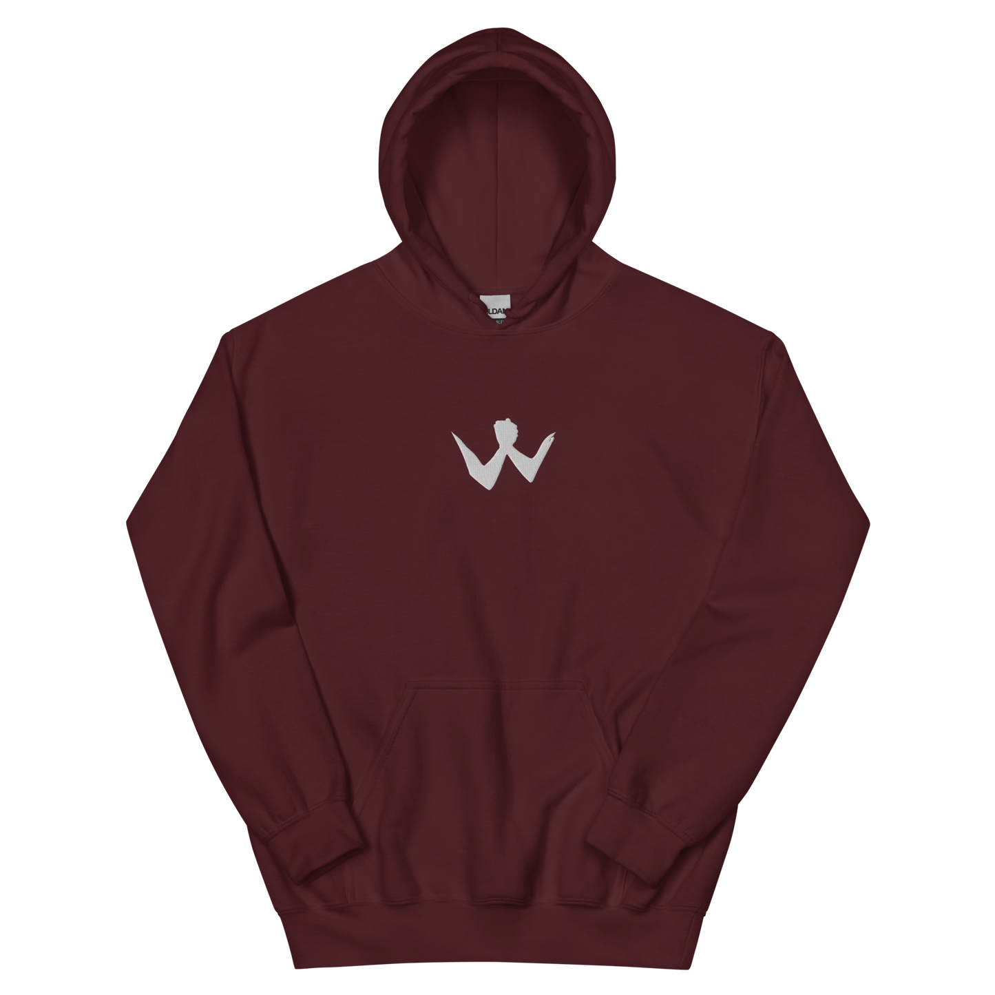 Brotherhood Hoodie "W" White Logo Ricamo Unisex