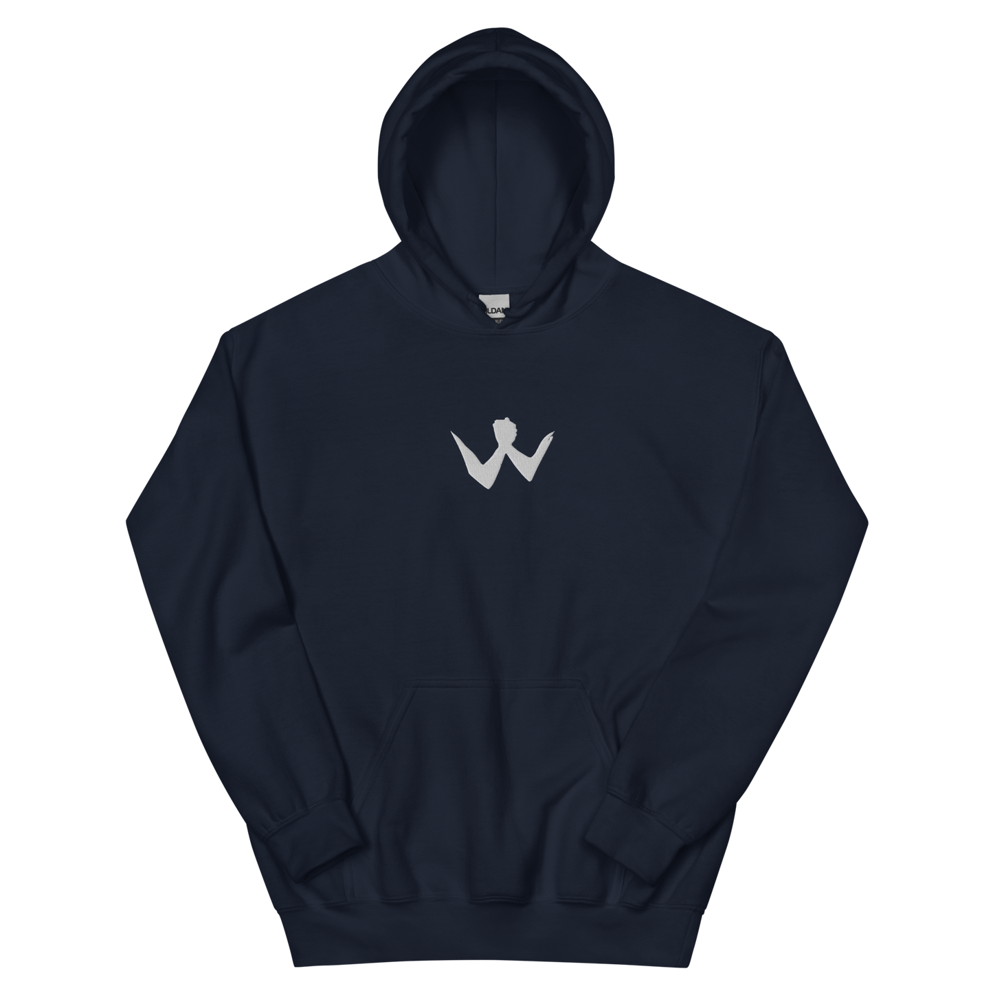 Brotherhood Hoodie "W" White Logo Ricamo Unisex