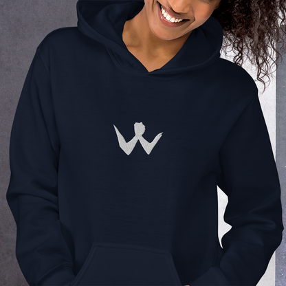 Brotherhood Hoodie "W" White Logo Ricamo Unisex