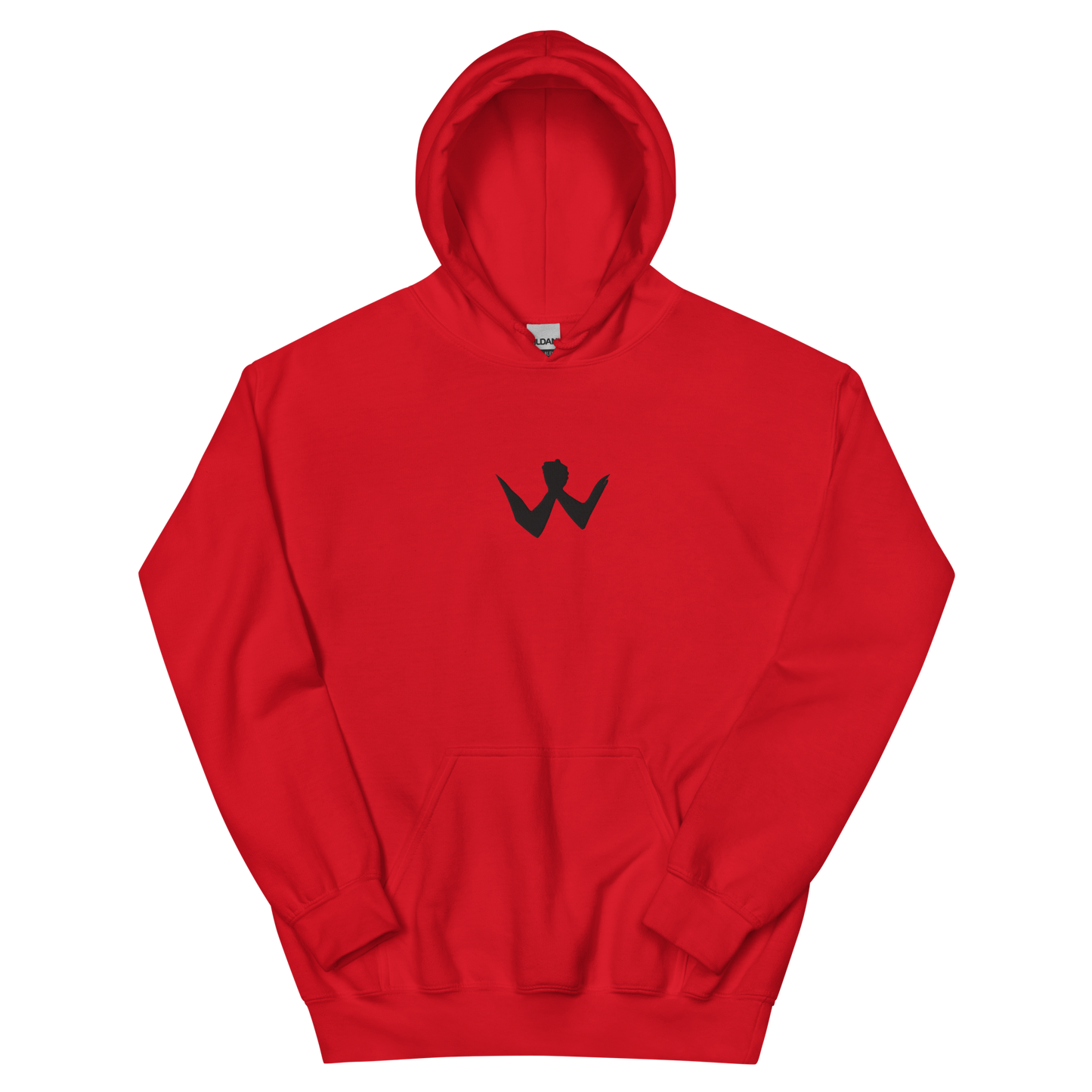 Brotherhood Hoodie "W" Black Logo Ricamo Unisex