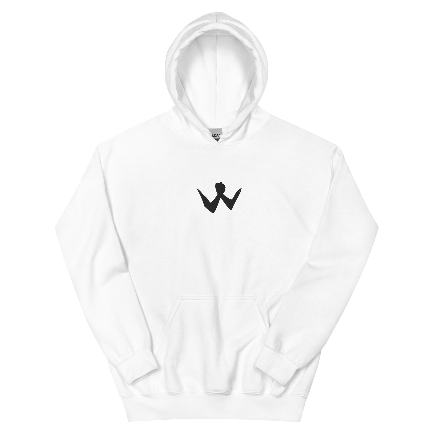 Brotherhood Hoodie "W" Black Logo Ricamo Unisex